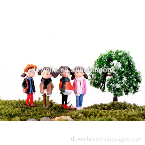 Custom Polyesin gril Statue Figurine Decoration Flower Pot, Magnesium Oxide